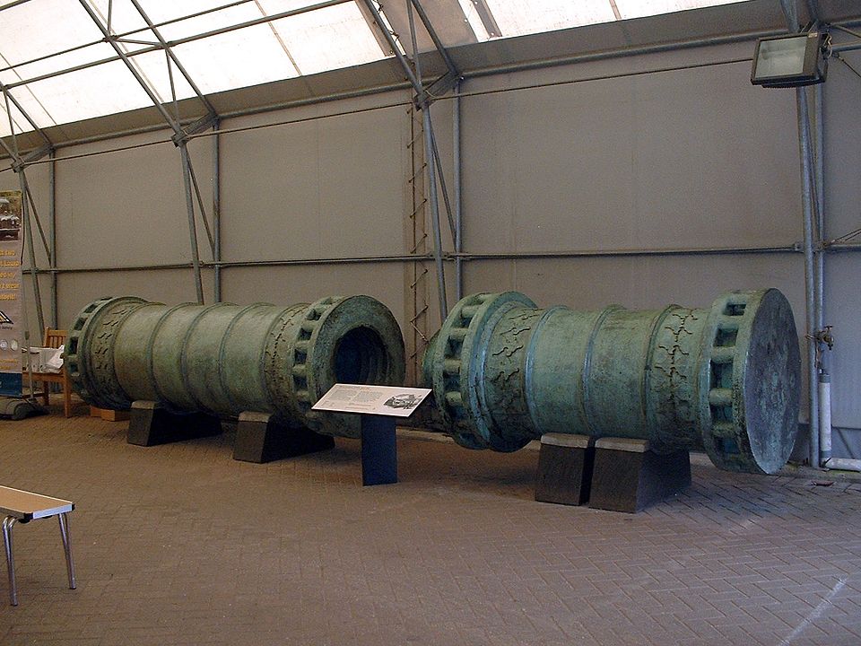 The Dardanelles Gun, a 1464 Ottoman bombard