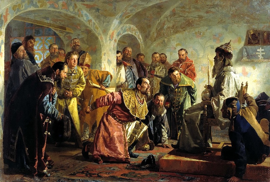 The Oprichniki by Nikolai Nevrev (1888).