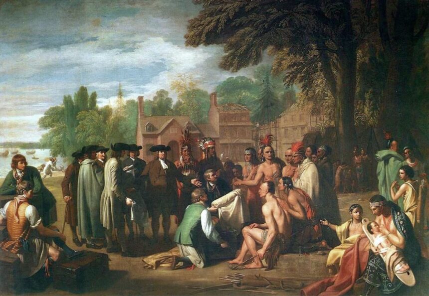 William Penn's treaty with the Indians.