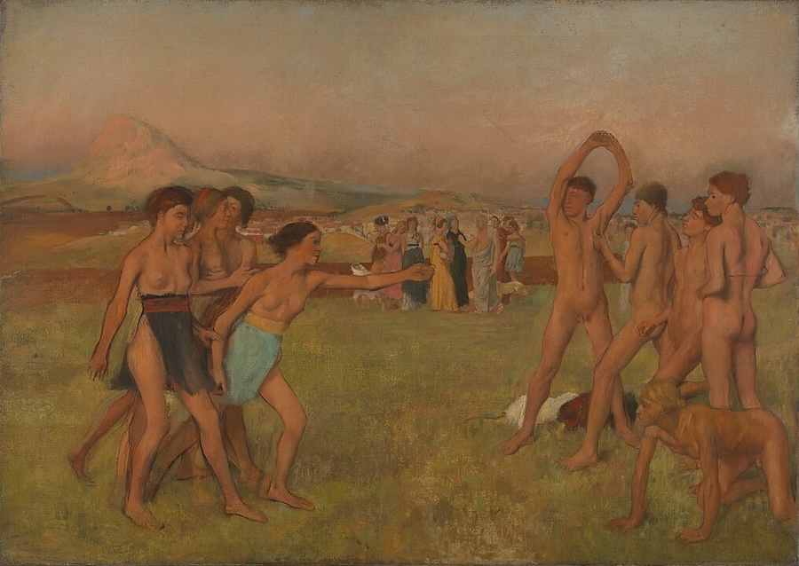 Young Spartans Exercising, also known as Young Spartans