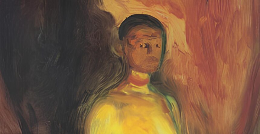 edvard munch / self-portrait in hell