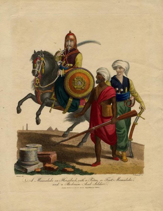 A Mamluk on horseback