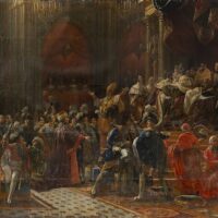 Consecration of Charles X as King of France in the Cathedral of Reims