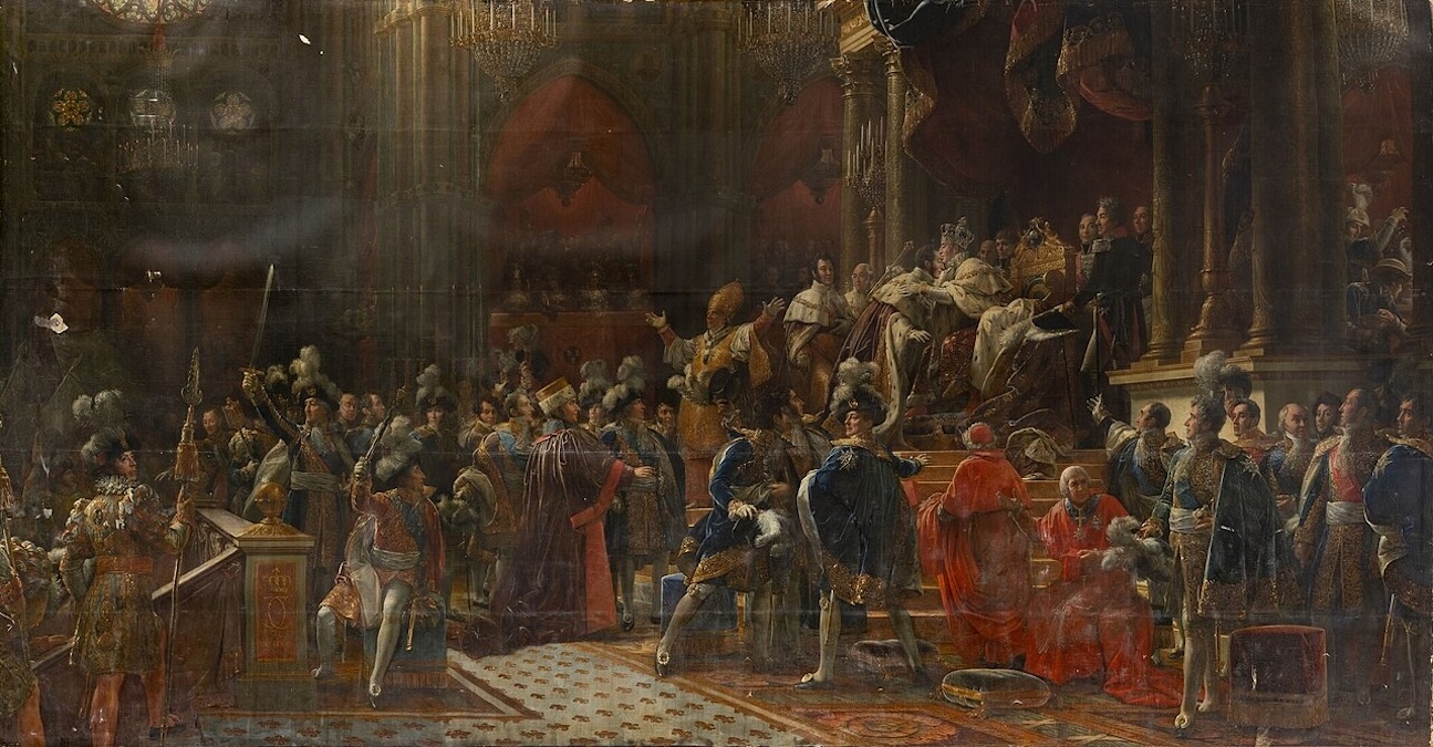 Consecration of Charles X as King of France in the Cathedral of Reims