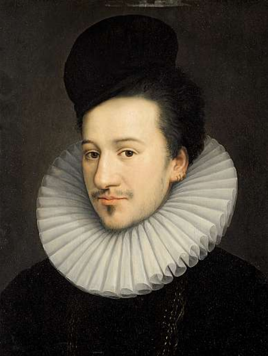 François, Duke of Anjou. Portrait by Jean Decourt (1576).