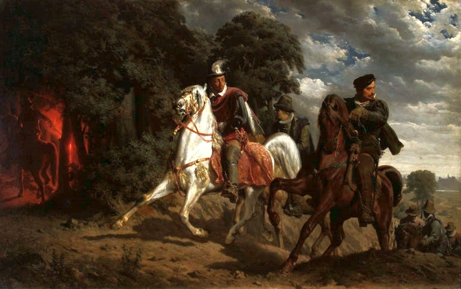 Escape of Henry III from Poland, by Artur Grottger, 1860