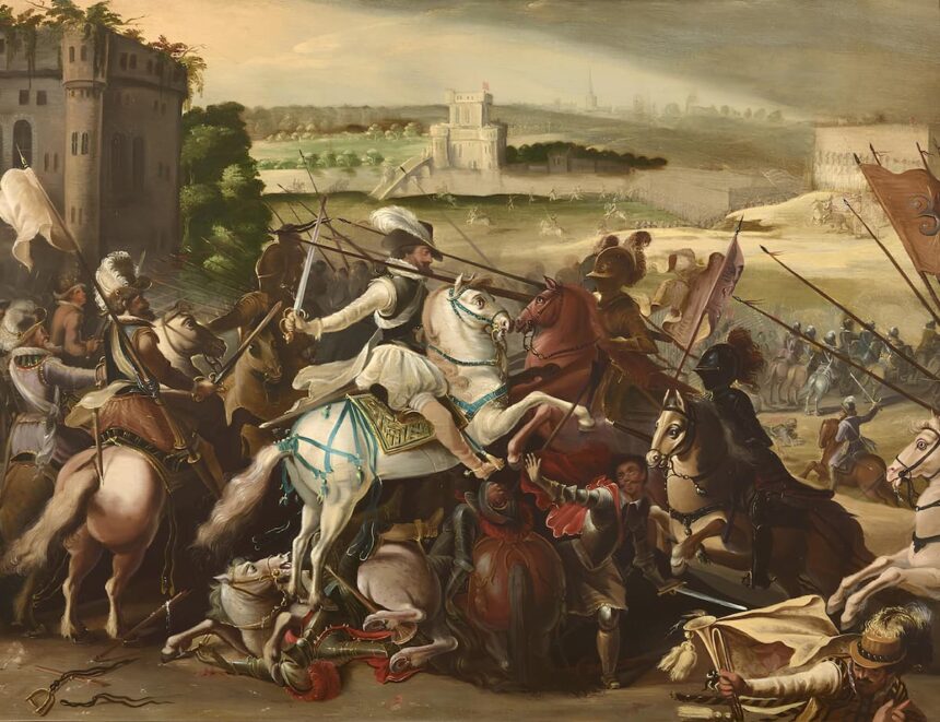 Henry IV at the Battle of Arques