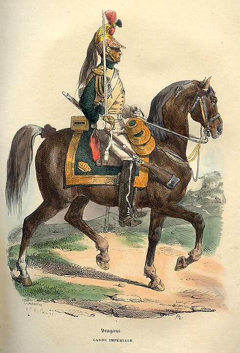 Dragoon of the regiment by Hippolyte Bellangé