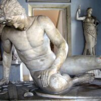 The Dying Gaul, an ancient Roman statue