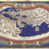 Nicolaus Germanus's 1467 manuscript copy of Ptolemy's world map