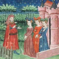 Geoffroi de La Tour Landry teaching to his daughters