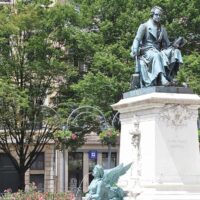 Lyon (France), Statue of André-Marie Ampère