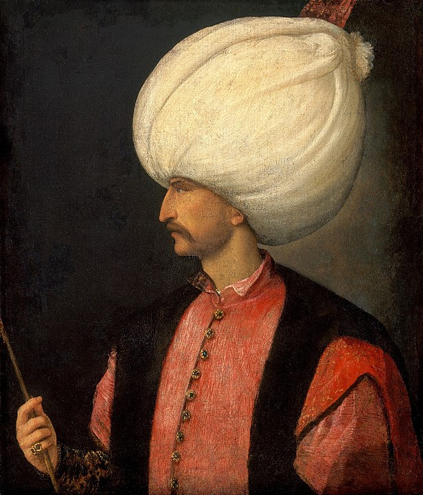 Portrait of Suleiman by Titian (c. 1530)