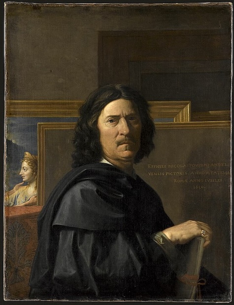 Self-portrait by Poussin, 1650