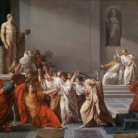 The Death of Julius Caesar by Vincenzo Camuccini, 1806
