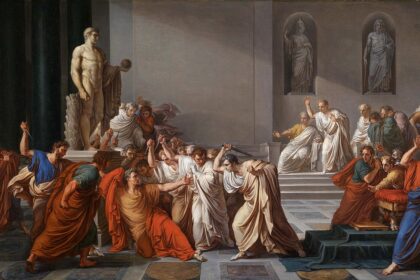 The Death of Julius Caesar by Vincenzo Camuccini, 1806