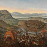 The Ottoman Army surrounds Vienna, by Frans Geffels