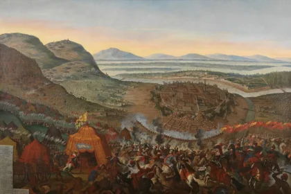 The Ottoman Army surrounds Vienna, by Frans Geffels