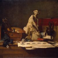 Still Life with Attributes of the Arts (1766)