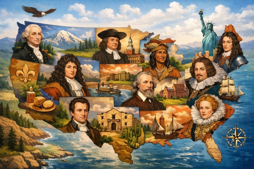 U.S. States Named After Real People 1 ABD Eyaletlerine Adini Veren Gercek Insanlar